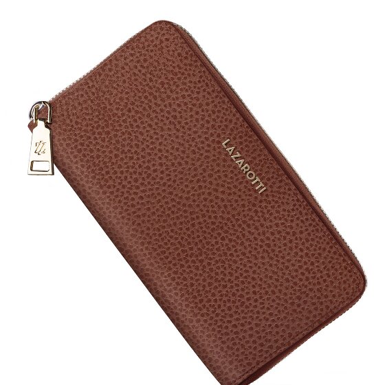 Lazarotti Billetero Bologna Piel XL Zip-Around Piel 19 cm