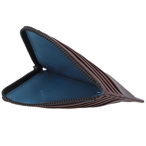 Piquadro Estuche para tarjetas de crédito Harper de cuero 13 cm