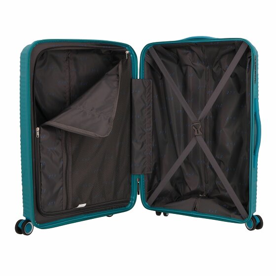 d&n Travel Line 4200 Juego de maletas de 4 ruedas 3 pzs.