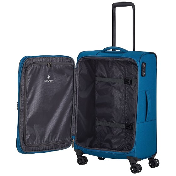 Travelite Chios 4 ruedas Carrito 67 cm con pliegue de expansión