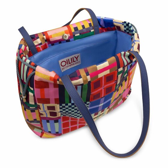 Oilily Tartan Tape Skar Bolsa de compras 36 cm