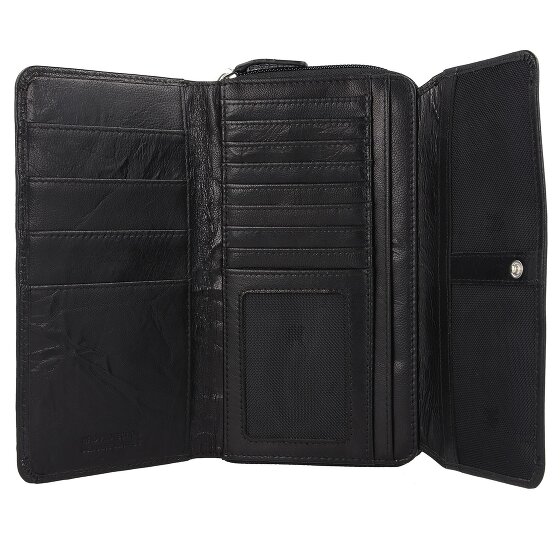 mano Donna Aurona Billetera RFID Piel 18 cm