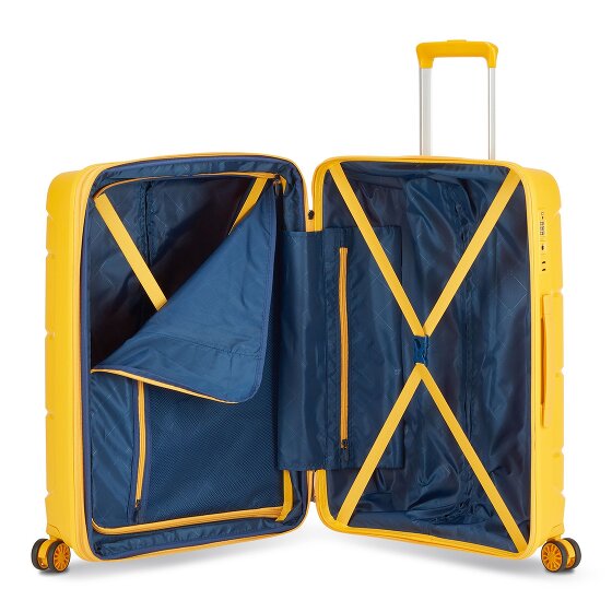 MODO by Roncato Starlight 3.0 4 ruedas Juego de maletas 3 piezas con pliegue de expansión