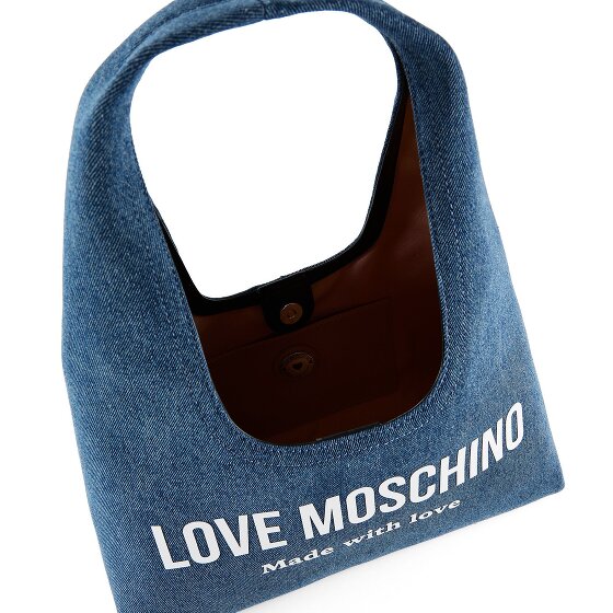 Love Moschino Denim Signature Love Bolsa de hombro 34 cm