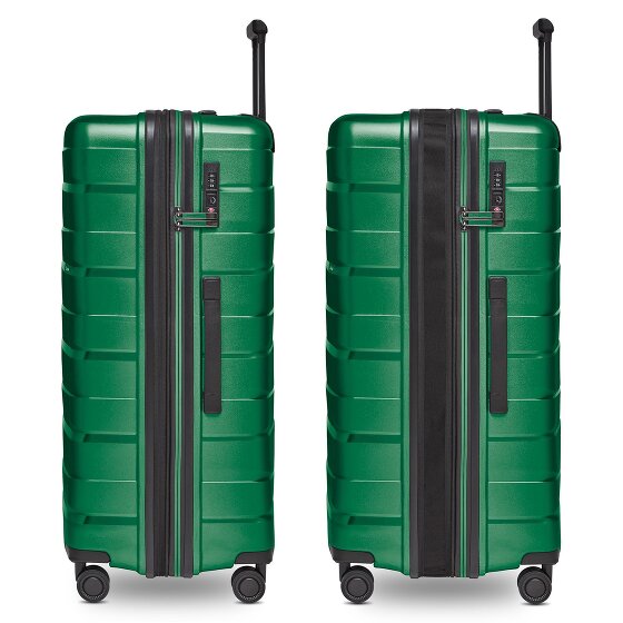 Bergpfeil Trolley de viaje de 4 ruedas L 75 cm con pliegue de expansión
