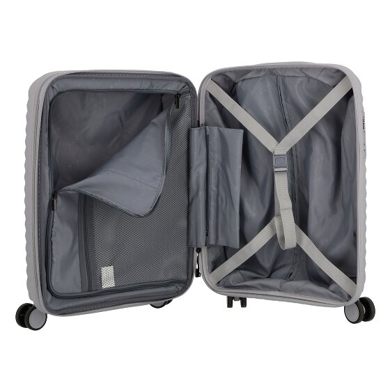 d&n Travel Line 4500 4 ruedas Carro de la cabina S 55 cm con pliegue de expansión