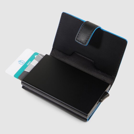 Piquadro Atlas Estuche para tarjetas de crédito Protección RFID Piel 10 cm