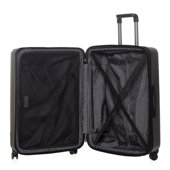 Mandarina Duck Tank Case 4 ruedas Trolley L 75 cm Con fuelle expandible