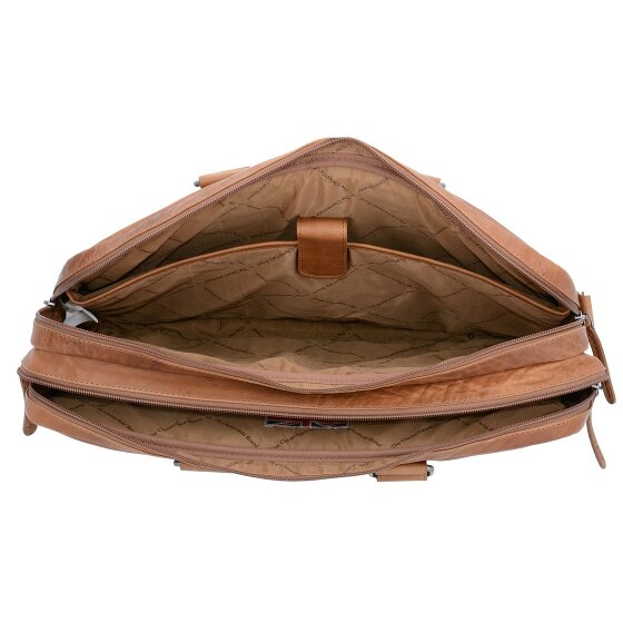 The Chesterfield Brand Wax Pull Up Maletín Piel 40 cm Compartimento para el portátil