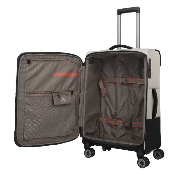 Travelite Crosslite 5.0 4 ruedas Carrito M 66 cm con pliegue de expansión