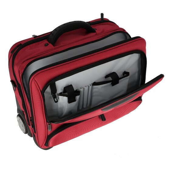 Dermata 2 ruedas Carrito de negocios 41 cm Compartimento para el portátil