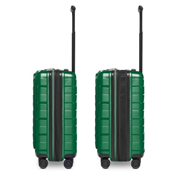 Bergpfeil Travel 4 ruedas Trolley de cabina 55 cm Compartimento para laptop Con fuelle expandible