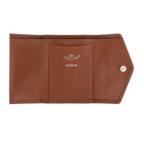 Golden Head Polo Cartera Bloqueo RFID Piel natural 10 cm