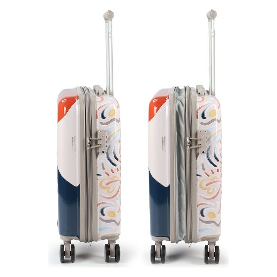 Anekke Eikon 4 ruedas Trolley de cabina 55 cm Con fuelle expandible