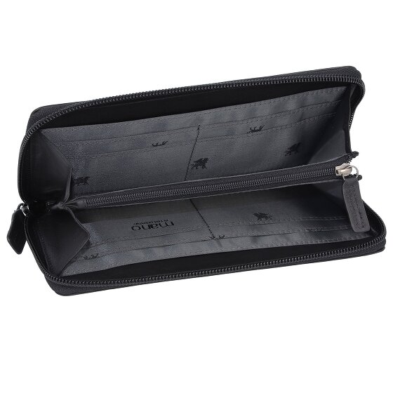 mano Don Romeo Billetera de cuero RFID 18 cm