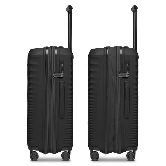 Farmhood Eco Edition 4 ruedas Juego de maletas 3 piezas con pliegue de expansión