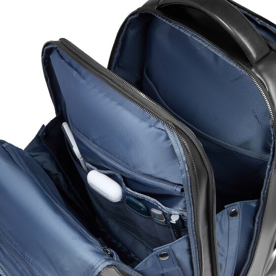 Piquadro Blue Square Mochila de día Piel 42 cm Compartimento para el portátil