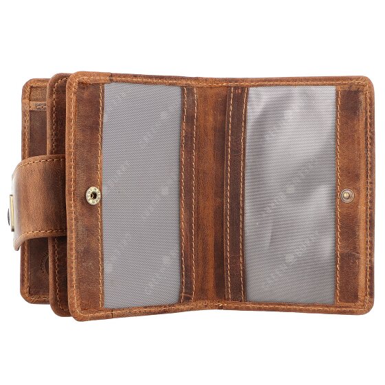 Greenburry Cartera de cuero vintage de 12,5 cm