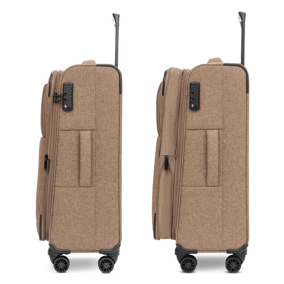 Redolz Essentials 12 MEDIUM Trolley de 4 ruedas 67 cm con pliegue de expansión