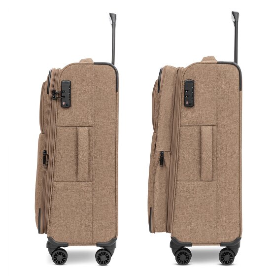 Redolz Essentials 12 MEDIUM Trolley de 4 ruedas 67 cm con pliegue de expansión