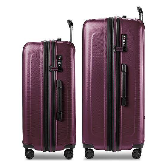 Redolz Essentials 14 4 ruedas Set de maletas 2 piezas Con fuelle expandible
