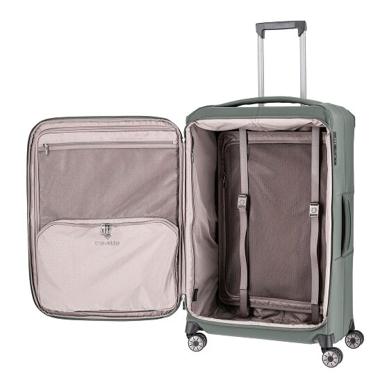 Travelite Priima 4 ruedas Carrito 79 cm con pliegue de expansión