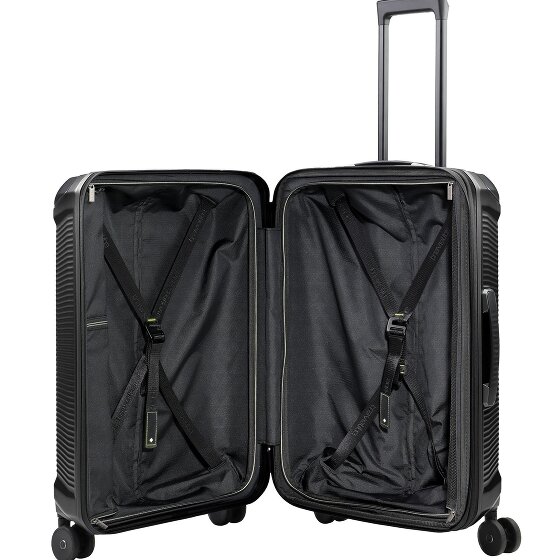 Travelite Millennium 4 ruedas Juego de maletas 3 piezas con pliegue de expansión