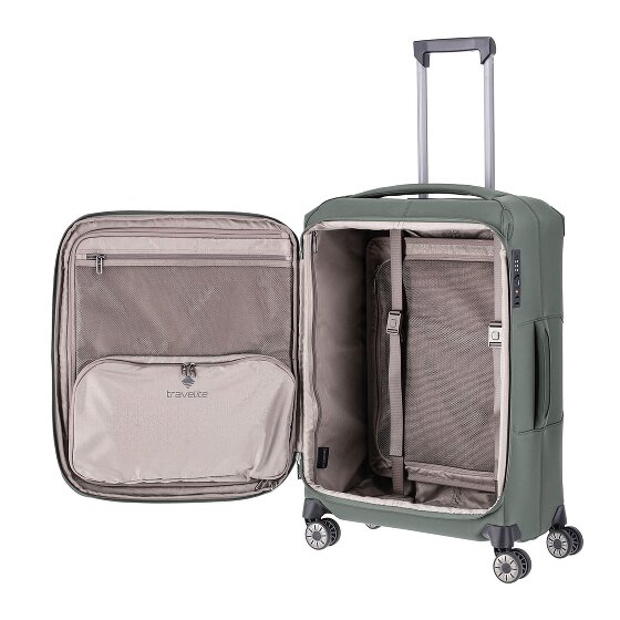 Travelite Priima 4 ruedas Carrito 68 cm con pliegue de expansión