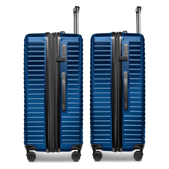 Redolz Essentials 18 4 ruedas Juego de maletas 3 piezas con pliegue de expansión