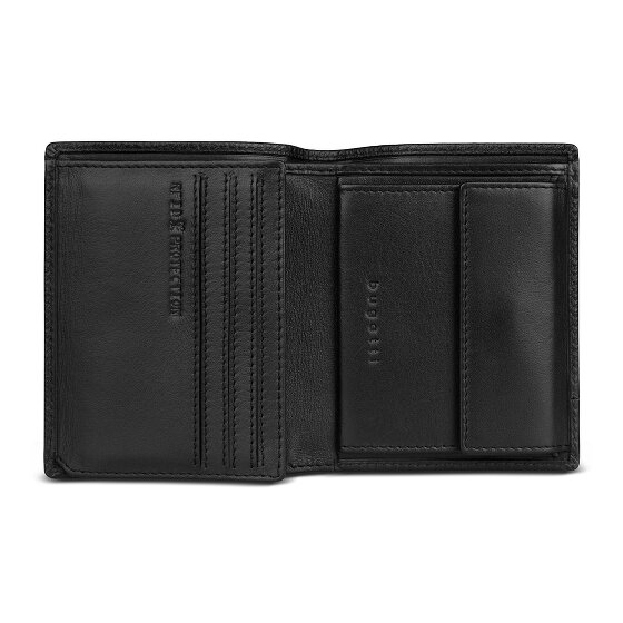 bugatti Due Cartera Protección RFID Piel 9 cm