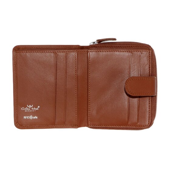 Golden Head Polo Cartera Bloqueo RFID Piel natural 10.5 cm