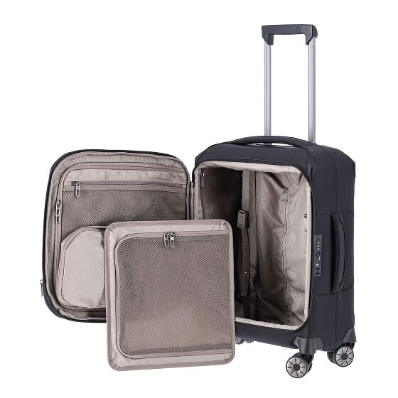 Travelite Priima 4 ruedas Carro de la cabina 55 cm con pliegue de expansión