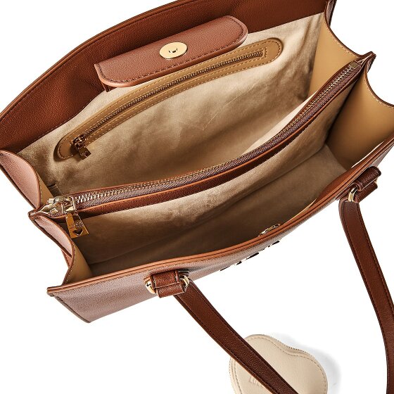 Love Moschino Heart Charm Bolsa de hombro Piel 35 cm