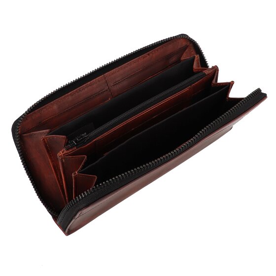 Greenburry Destressed Cartera Protección RFID Piel 19 cm