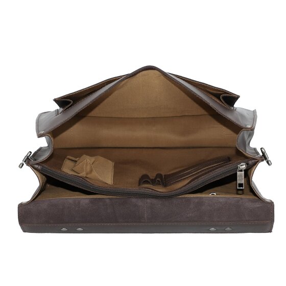 Burkely Maletín Scott Vintage Piel 38 cm