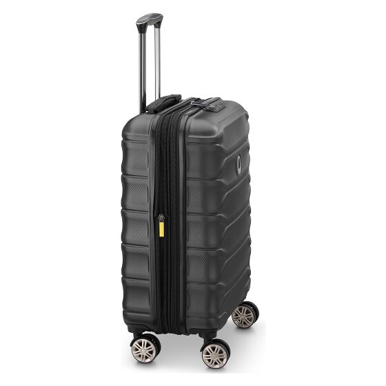Delsey Paris Juego de maletas Meteor de 4 ruedas, tamaños S y L, con asa expansible