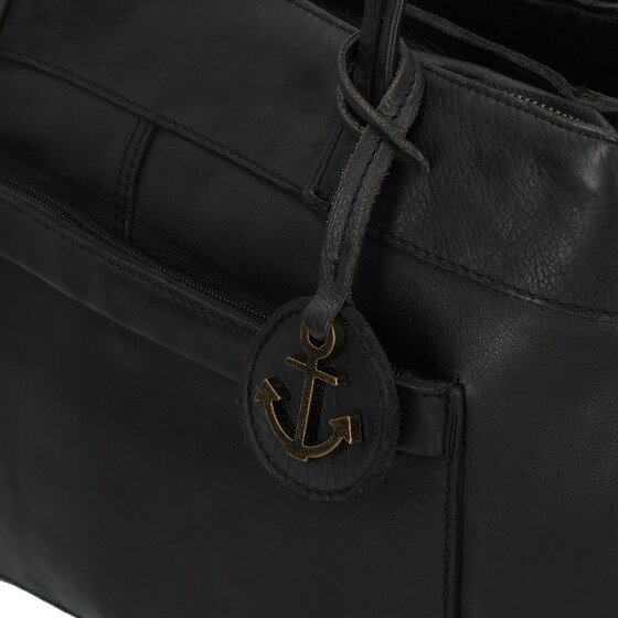 Harbour 2nd Urban Poets Zea Bolsa de compras Piel natural 33 cm