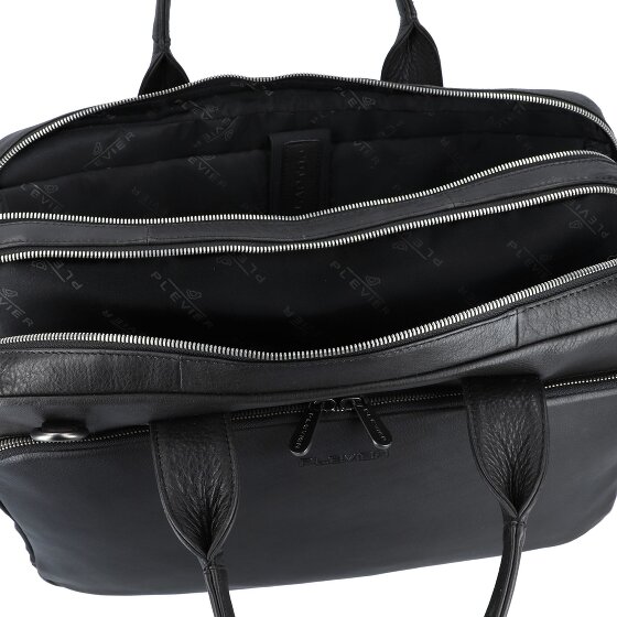Plevier Vintage Larry Maletín Piel 40 cm Compartimento para el portátil