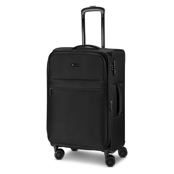 bugatti Valencia Soft 4 ruedas Set de maletas 3 piezas Con fuelle expandible