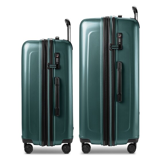 Redolz Essentials 14 4 ruedas Set de maletas 2 piezas Con fuelle expandible