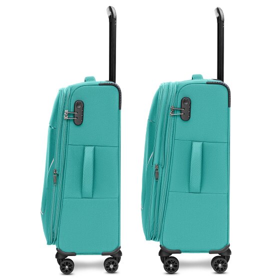 Stratic taska Trolley de 4 ruedas M 65 cm con pliegue extensible