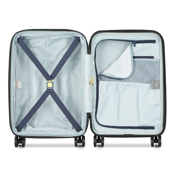 Delsey Paris Longitude 4 ruedas Carro de la cabina 55 cm con pliegue de expansión