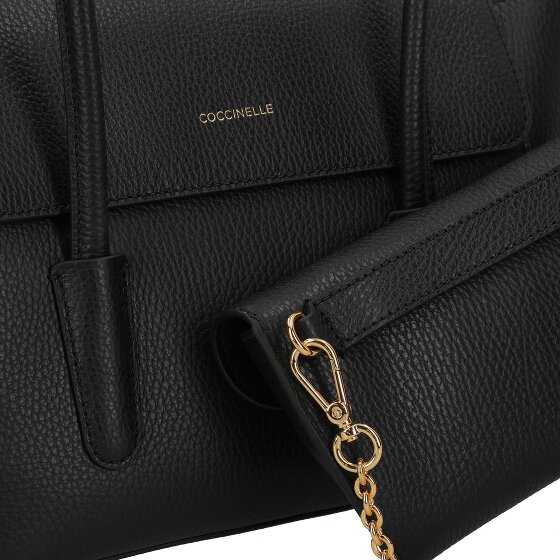 Coccinelle Double Beat Bolsa de hombro Piel natural 31 cm