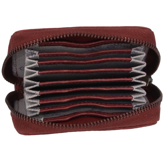 Greenland Nature Estuche para tarjetas de crédito de cuero RFID 10,5 cm