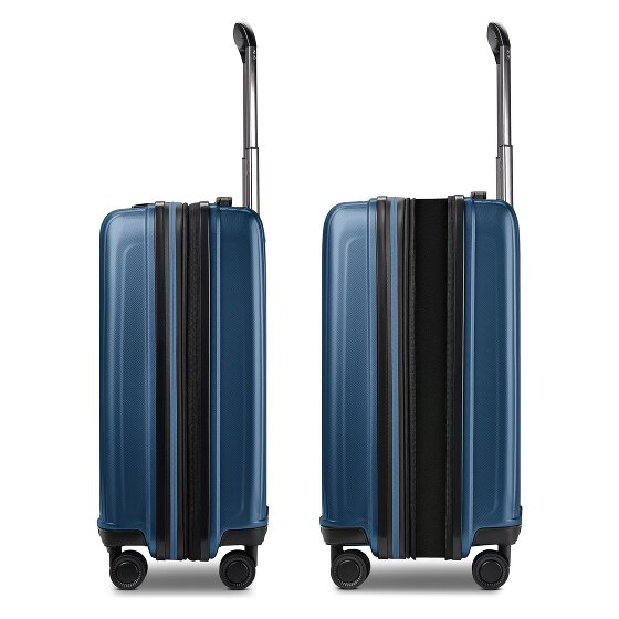 Redolz Juego de maletas Essentials 14 2 pzs. trolley de cabina con plegado extensible y neceser