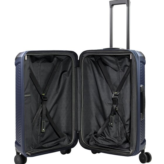 Travelite Millennium 4 ruedas Juego de maletas 3 piezas con pliegue de expansión