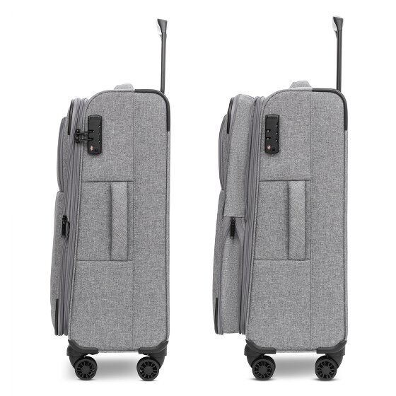 Redolz Essentials 12 MEDIUM Trolley de 4 ruedas 67 cm con pliegue de expansión