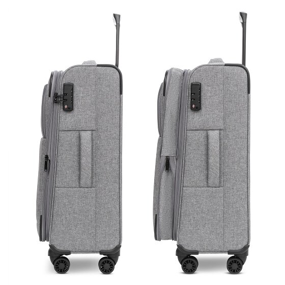 Redolz Essentials 12 MEDIUM Trolley de 4 ruedas 67 cm con pliegue de expansión