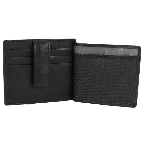 Esquire Estuche para tarjetas de crédito de napa Oslo de cuero RFID de 9,5 cm