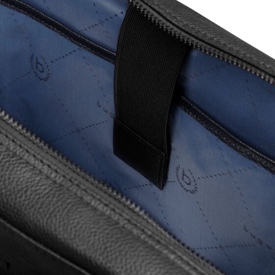 bugatti Black Maletín Piel 39 cm Compartimento para el portátil